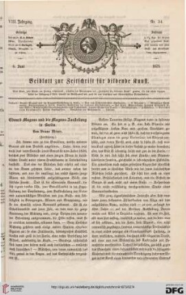 Eduard Magnus und die Magnus-Ausstellung in Berlin, [2]