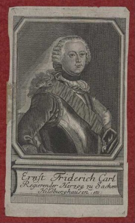 Bildnis des Ernst Friederich Carl