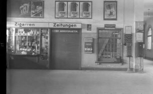 Freudenstadt Hbf. Wartesaal Kiosk Automaten