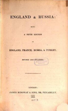 England and Russia