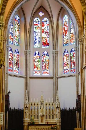 Frankreich. Alsace. Haut Rhin. Ensisheim. Kirche Saint Martin