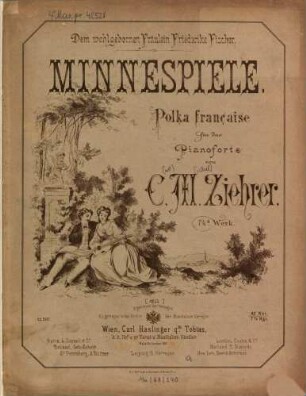 Minnespiele : Polka française ; für d. Pianoforte ; op. 74