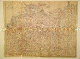 Eisenbahnkarte des Deutschen Reiches