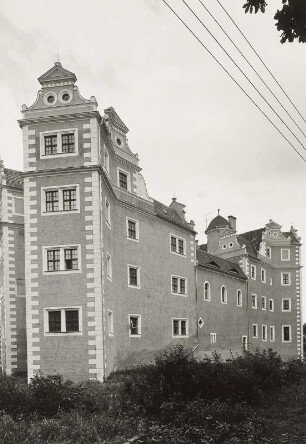 Annaburg, Schloss : Annaburg. Schloss, Hinteres Schloss (1572/1573). Ansicht des West-Giebels