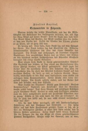 Fünftes Kapitel. Träumereien in Köpenick