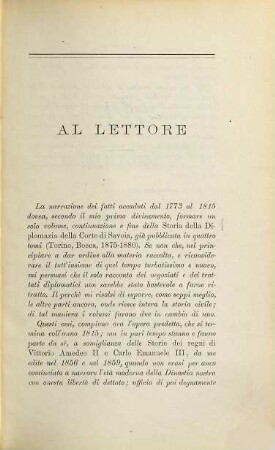 Storia della Corte di Savoia durante la Rivoluzione e l'Impero francese, I