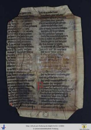 Weltchronik, Fragment