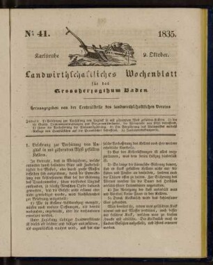 No. 41. 9. Oktober