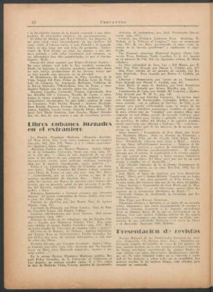 Presentación de revistas