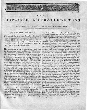 1809-08-09 / 1809-08-11 : 95. und 96. Stück