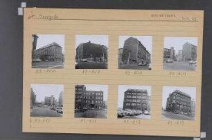 Straßenansichten. Berlin, Mitte, Burgstraße