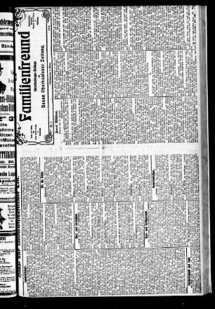 Familienfreund. 1912-1917