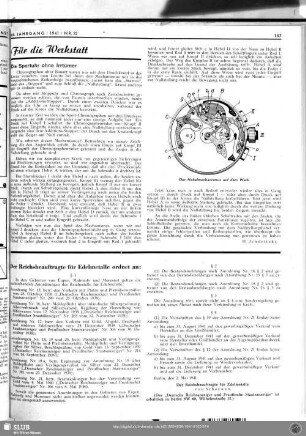 Der Reichsbeauftragte für Edelmetalle ordnet an: