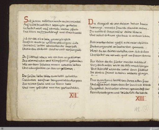 Seit jenem märchen wo ihr meine mündel (Vorspiel XIII) : [SW V: H17]; [SW V, S. 22/107]