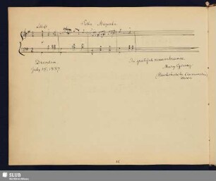 Going, Mary; 1887 [Noten- und Texteintrag]
