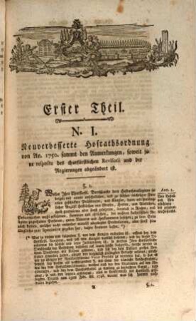 Sammlung der neuest und merkwürdigsten Churbaierischen Generalien und Landesverordnungen