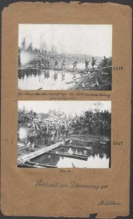 Am Morgen des ersten Angriffstages: Am Ailettekanal in Deckung gehende Infanterie