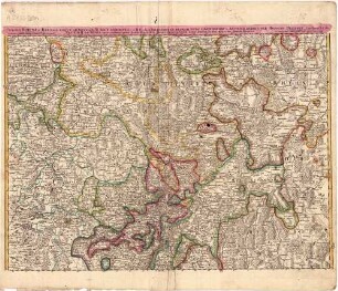 2: Sectio II. seu media, quae continet part. Elect. Palat., Duc. Bipont., Alsatiae Infer., Comit. Rhingraf., Duc. Würtemb., March. Badens