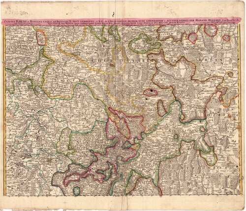 2: Sectio II. seu media, quae continet part. Elect. Palat., Duc. Bipont., Alsatiae Infer., Comit. Rhingraf., Duc. Würtemb., March. Badens