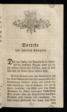 4r-7v, Vorrede zur zweiten Ausgabe