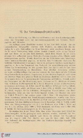 VI. Das Verwahrungs-(Depot-)Geschäft