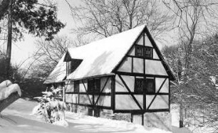 Reinsberg-Steinbach. Altes Mühlengebäude der Kriegermühle
