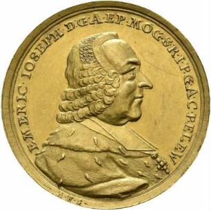 Erzbischof - Medaille (4 Dukaten) auf seine Wahl zum Bischof von Worms