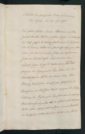 53r-54v, Verzicht der Großfürstin Maria Feodorowna... (1776)
