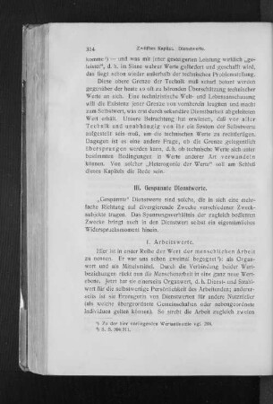 III. Gespannte Dienstwerte.