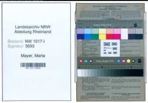 Entnazifizierung Marta Mayer , geb. 22.01.1901 (Tabakwarenhaendlerin)