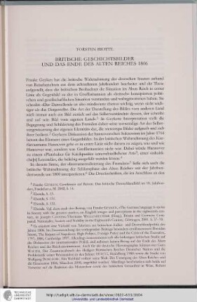 Torsten Riotte - Britische Geschichtsbilder und das Ende des Alten Reiches 1806