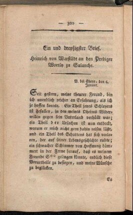 Ein und dreyßigster Brief - Fünf und dreyßigster Brief