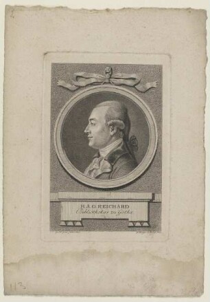 Bildnis des Heinrich August Ottokar Reichard