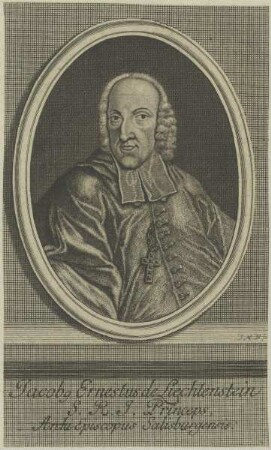 Bildnis von Jacobus Ernestus de Liechtenstein