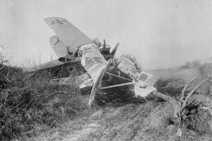 Erster Weltkrieg - "Fliegerabteilung (A) 282". Notlandung