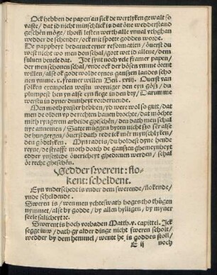 Wedder swerent: flokent: scheldent.