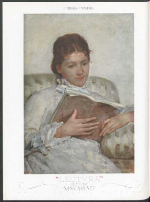 "Lectura", óleo