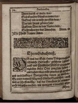 EhrenGedechtniß.