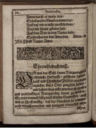 EhrenGedechtniß.