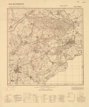 1646 Putbus, Topographische Karte 1:25000 (4cm - Karte)