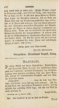 Nachschrift.