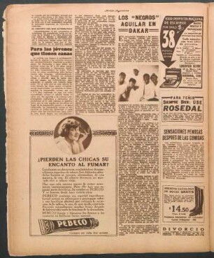 Los "negros" aguilar en Dakar