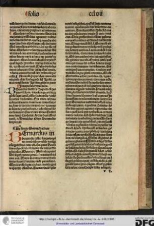 Bernardus in Burgundia castro Fontanis opido ex nobilibus valde et religiosis parentibus ortus est.