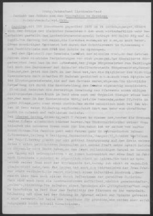 Hepsisau: Visitationsbericht mit Pfarrbericht 1935