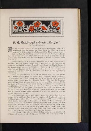 A. E. Brachvogel und dein "Narziss"