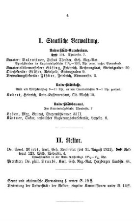 I. Staatliche Verwaltung.[-] VII. Gesellschaft der Wissenschaften.