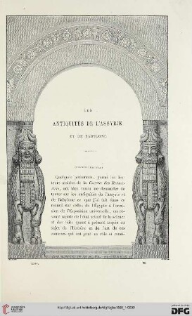 24: Les antiquités de l'Assyrie et de Babylone, 1