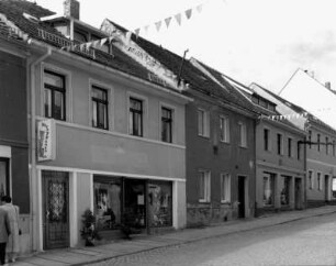 Kamenz, Bautzner Straße 66/62. Wohnhäuser (19. Jh.). Straßenansicht
