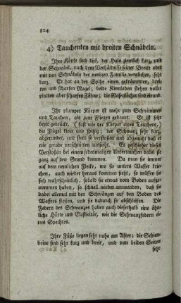 4) Tauchenten mit breiten Schnäbeln.