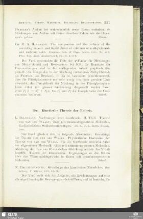 19c. Kinetische Theorie der Materie